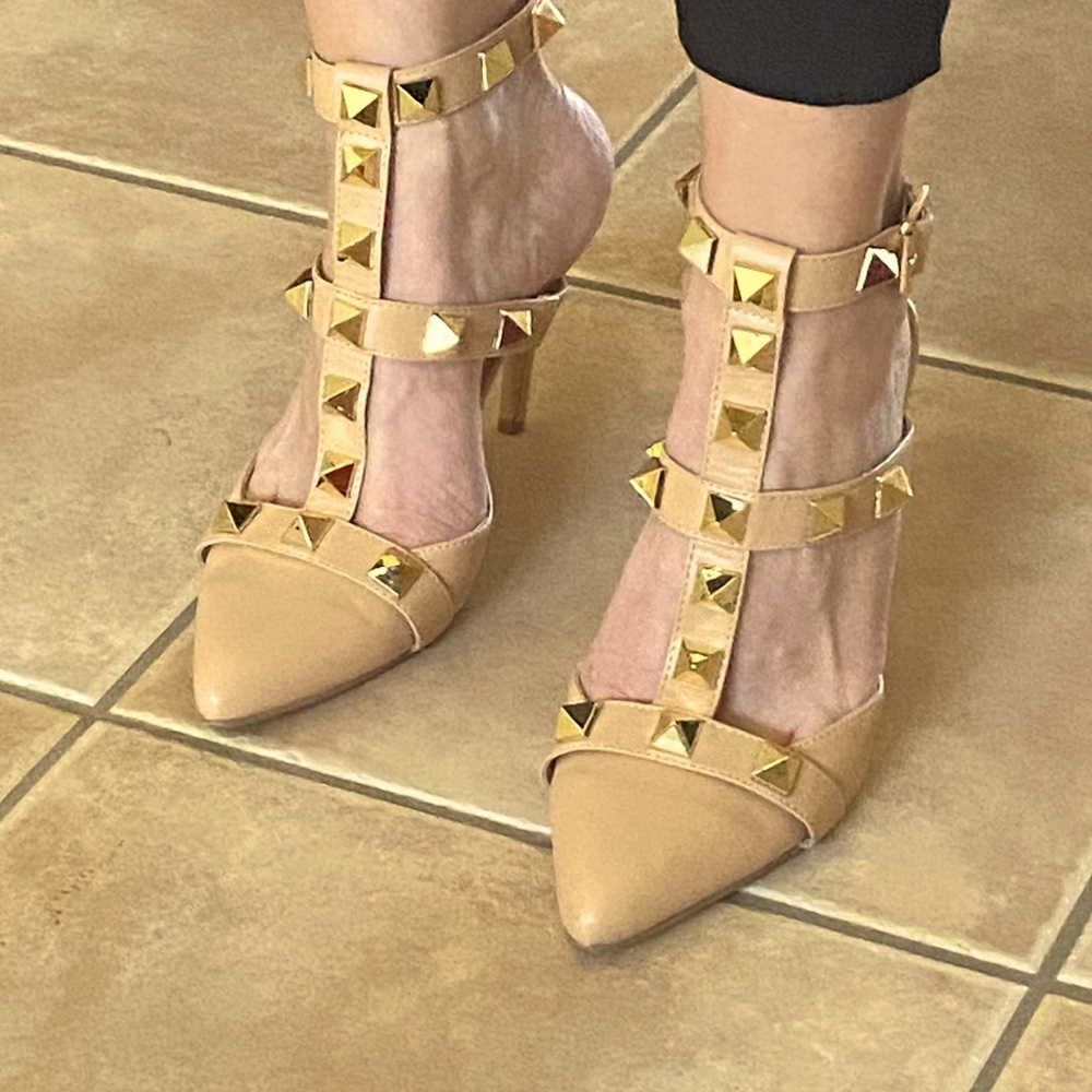 Sexy studded heels